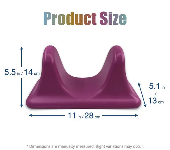 Deep Tissue Waist Muscle Relaxer Massager for Hip, Back and Psoas Training, Body Stretching with Ergonomic Design