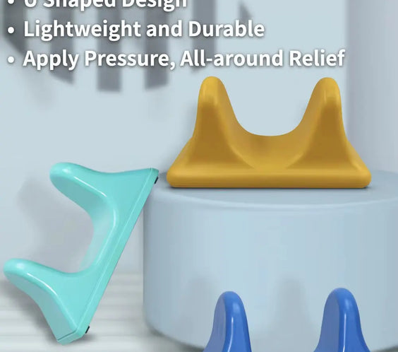 Deep Tissue Waist Muscle Relaxer Massager for Hip, Back and Psoas Training, Body Stretching with Ergonomic Design