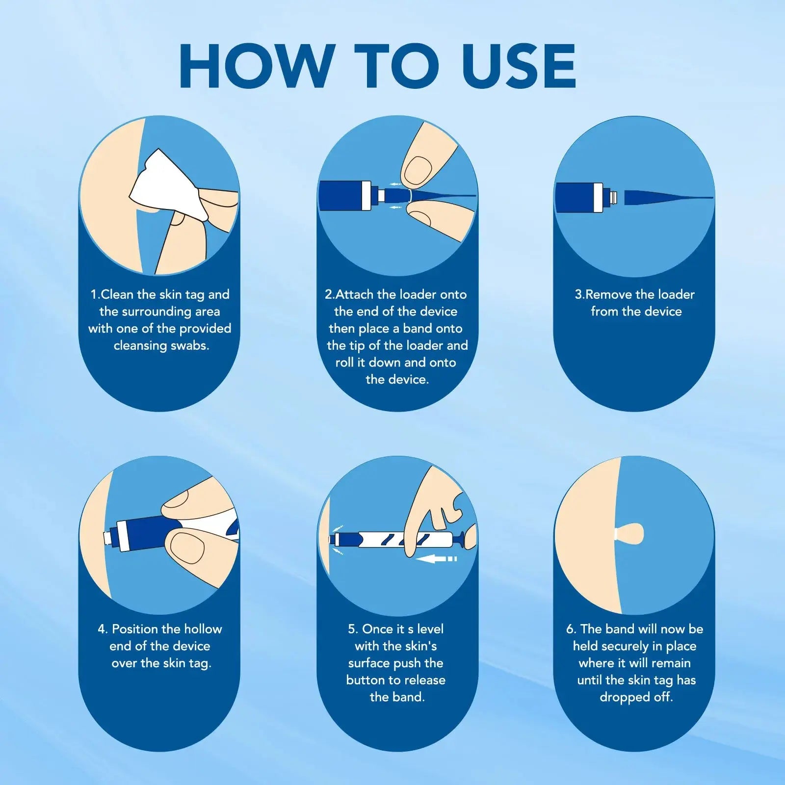 3 In1 Painless Auto Skin Tag Mole Wart Removal Kit Cleaning Tool Care Body Wart Dot Treatment for 1-4Mm Beauty Health Hot Sale