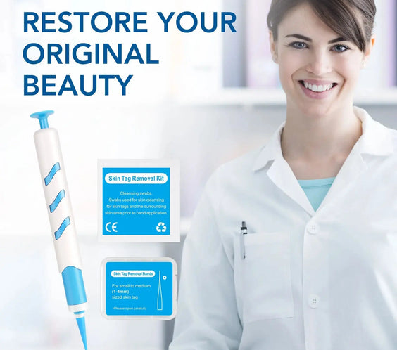 3 In1 Painless Auto Skin Tag Mole Wart Removal Kit Cleaning Tool Care Body Wart Dot Treatment for 1-4Mm Beauty Health Hot Sale