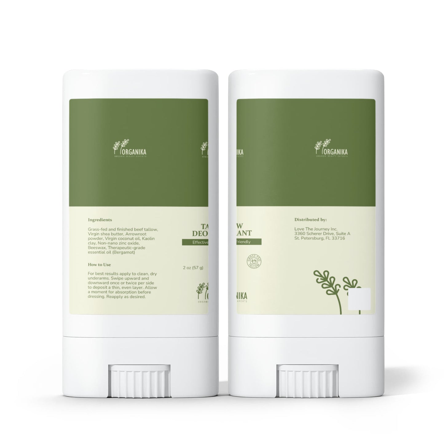 2 Pack Tallow Zinc Sun Stick