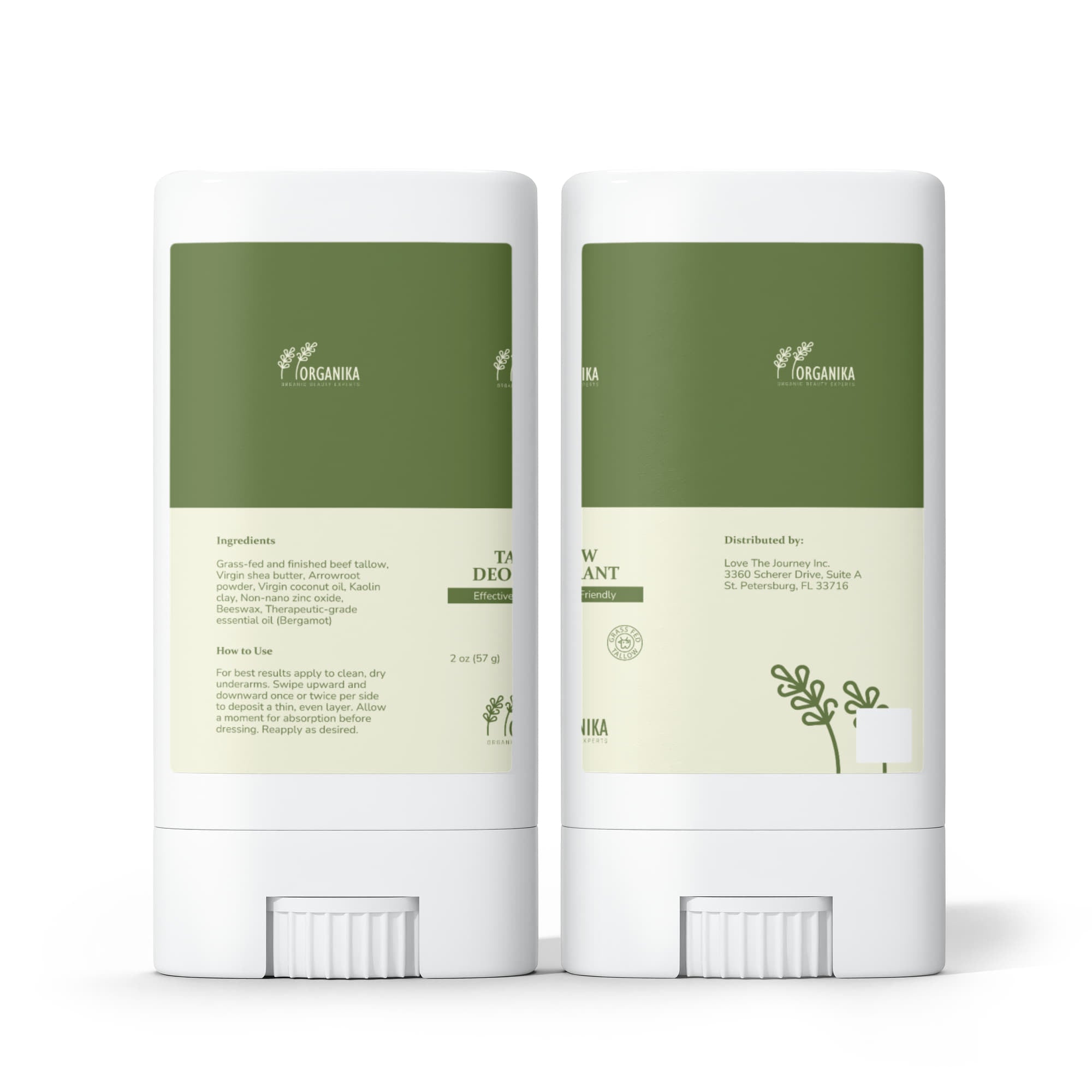 2 Pack Tallow Zinc Sun Stick