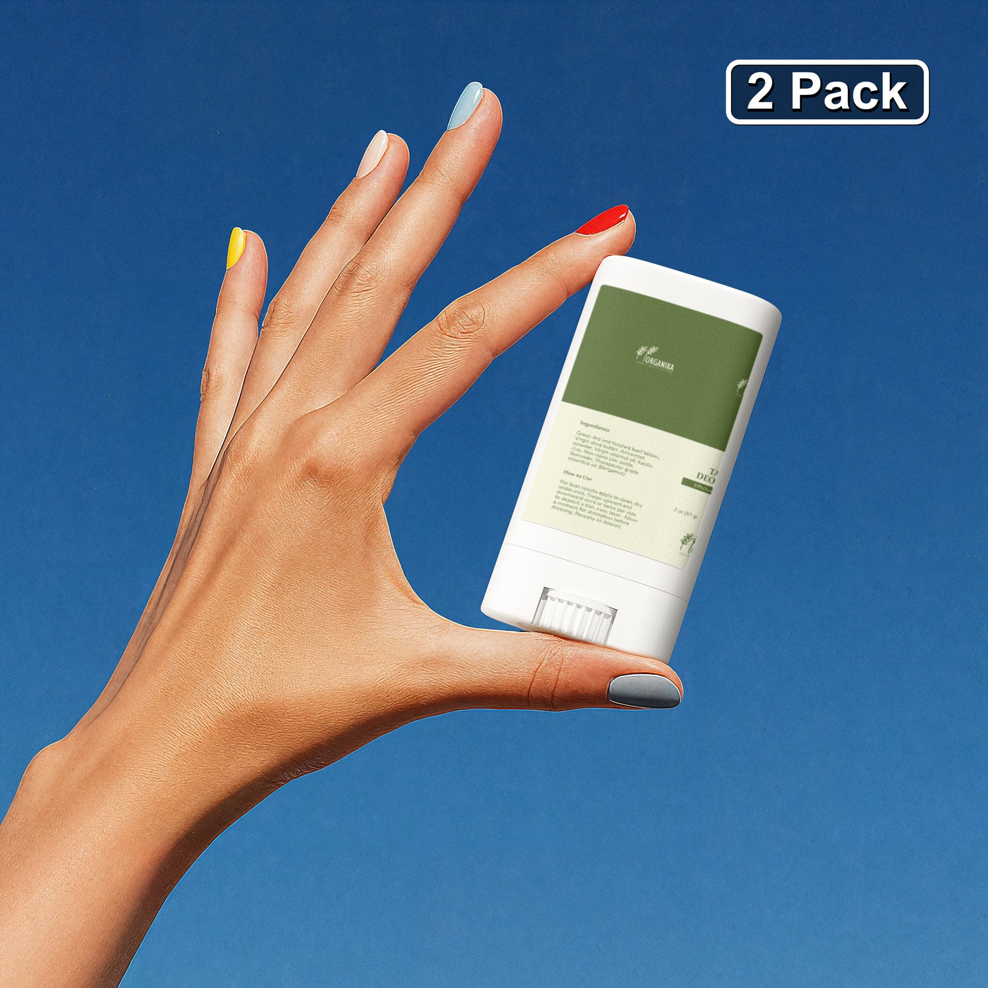 2 Pack Tallow Zinc Sun Stick