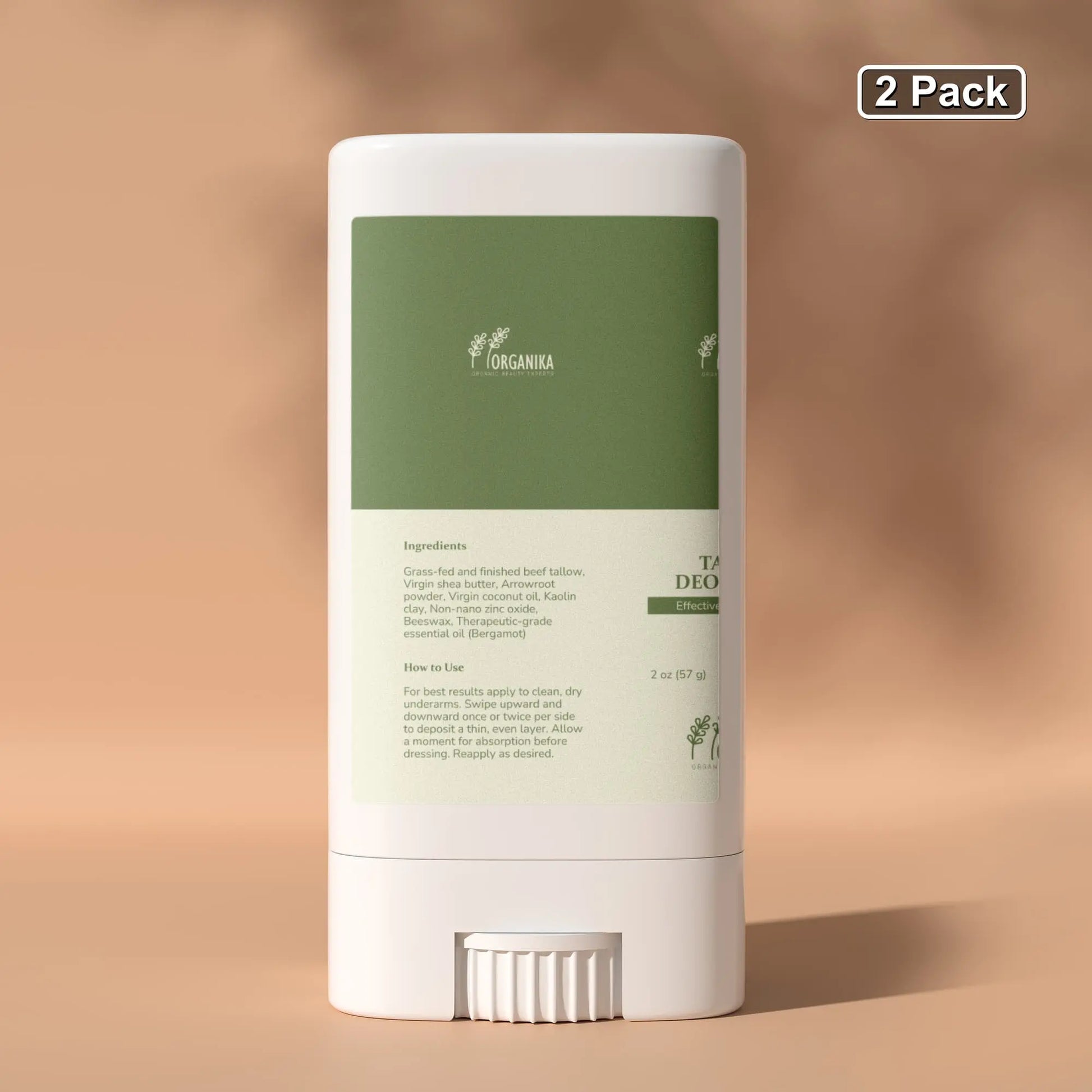 2 Pack Tallow Zinc Sun Stick BeautyBoss