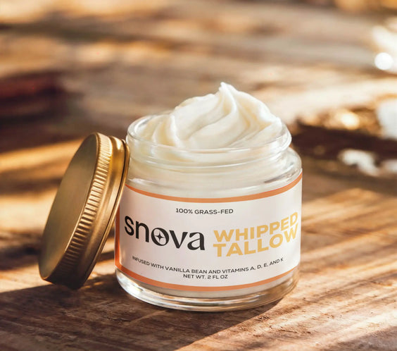 Whipped Grass-Fed Tallow Balm with Vanilla Bean BeautyBoss