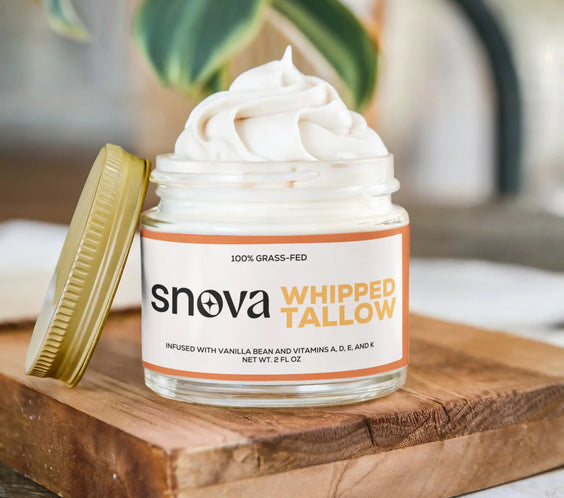 Whipped Grass-Fed Tallow Balm with Vanilla Bean BeautyBoss
