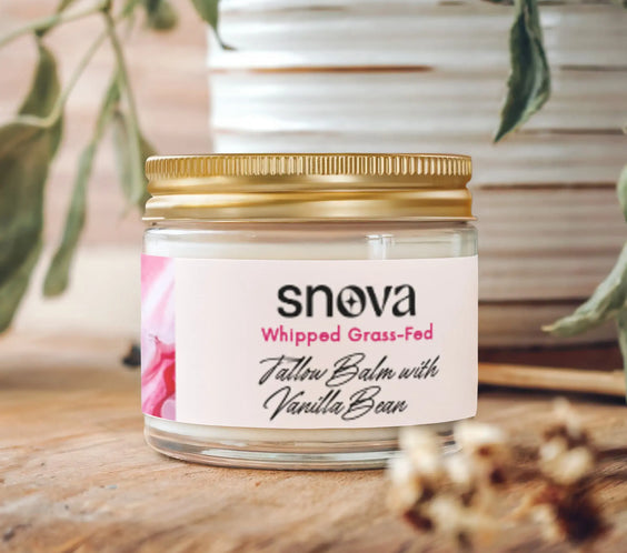 Whipped Grass-Fed Tallow Balm with Vanilla Bean BeautyBoss