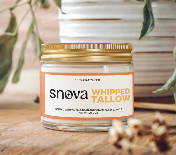 Whipped Grass-Fed Tallow Balm with Vanilla Bean BeautyBoss