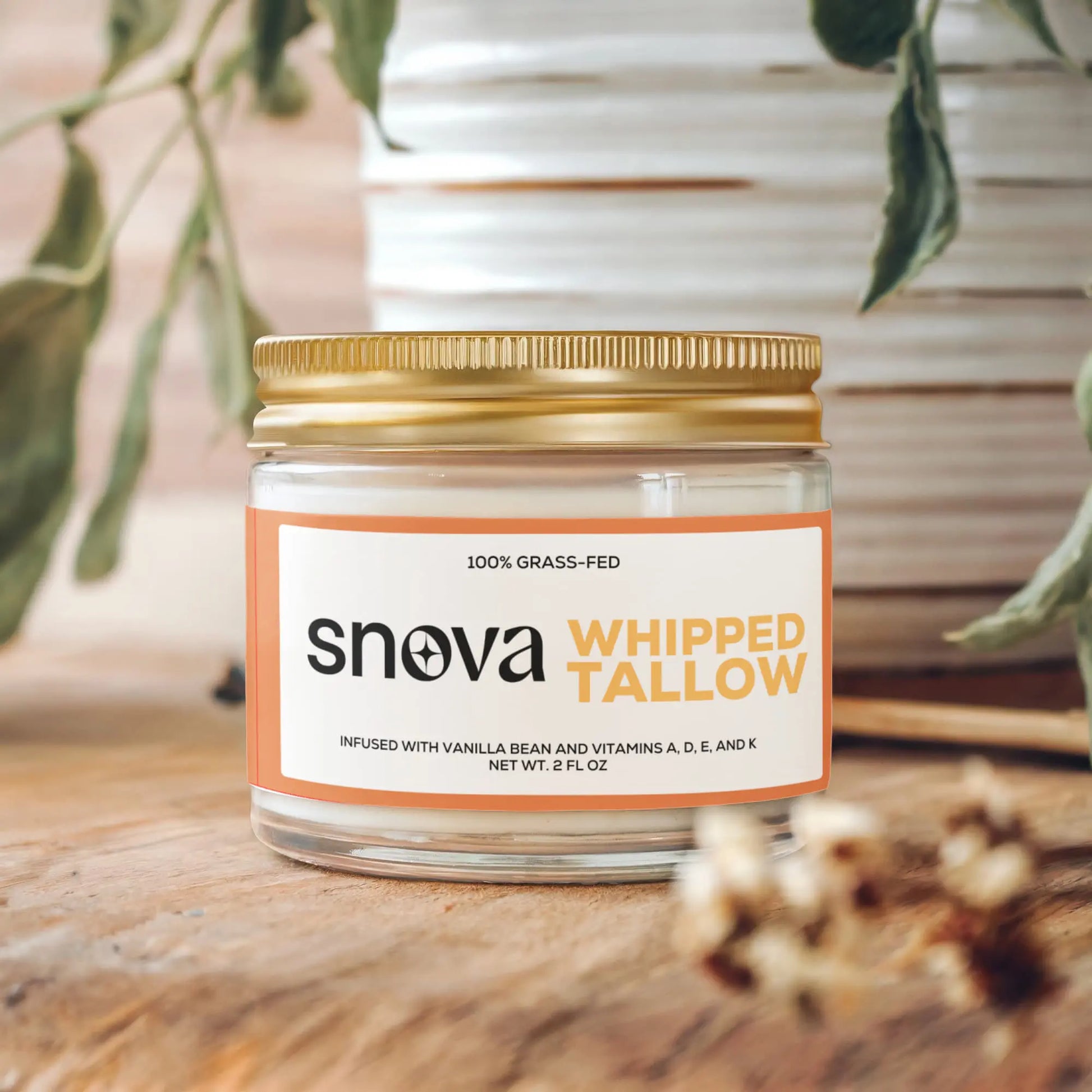 Whipped Grass-Fed Tallow Balm with Vanilla Bean BeautyBoss