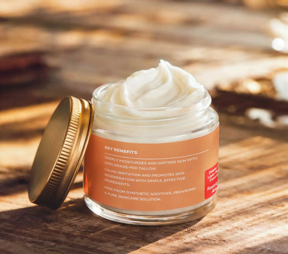 Whipped Grass-Fed Tallow Balm with Vanilla Bean BeautyBoss