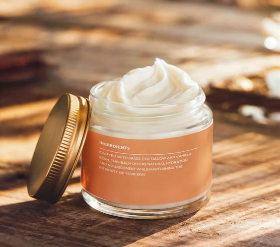 Whipped Grass-Fed Tallow Balm with Vanilla Bean BeautyBoss