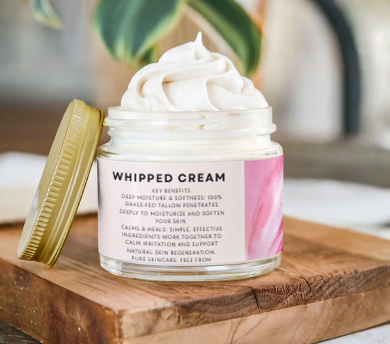 Whipped Grass-Fed Tallow Balm with Vanilla Bean BeautyBoss