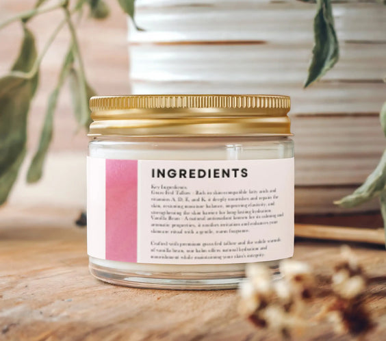 Whipped Grass-Fed Tallow Balm with Vanilla Bean BeautyBoss