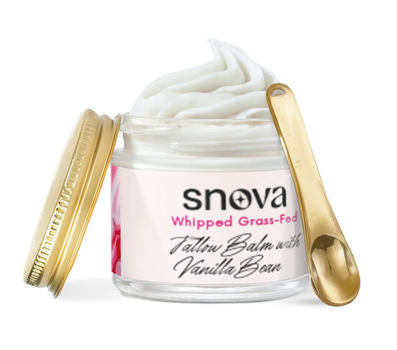 Whipped Grass-Fed Tallow Balm with Vanilla Bean BeautyBoss