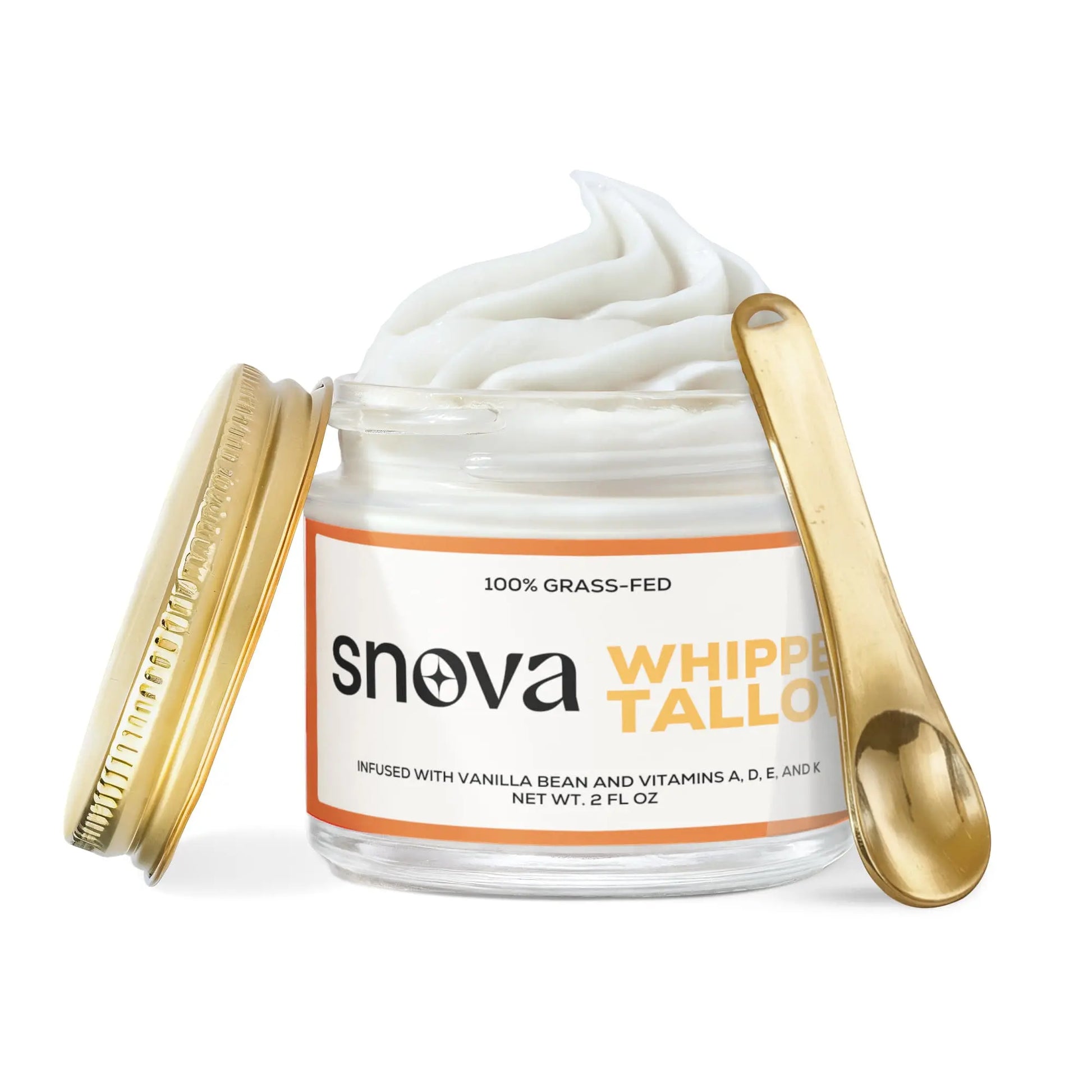 Whipped Grass-Fed Tallow Balm with Vanilla Bean BeautyBoss