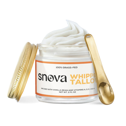 Whipped Grass-Fed Tallow Balm with Vanilla Bean