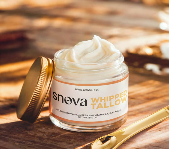 Whipped Grass-Fed Tallow Balm with Vanilla Bean BeautyBoss