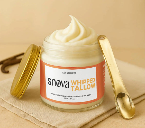 Whipped Grass-Fed Tallow Balm with Vanilla Bean BeautyBoss