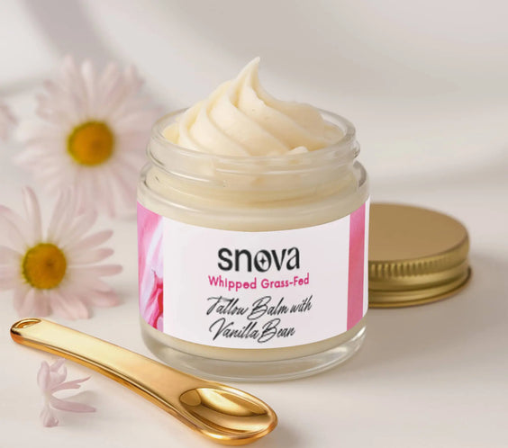 Whipped Grass-Fed Tallow Balm with Vanilla Bean BeautyBoss