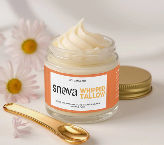 Whipped Grass-Fed Tallow Balm with Vanilla Bean BeautyBoss