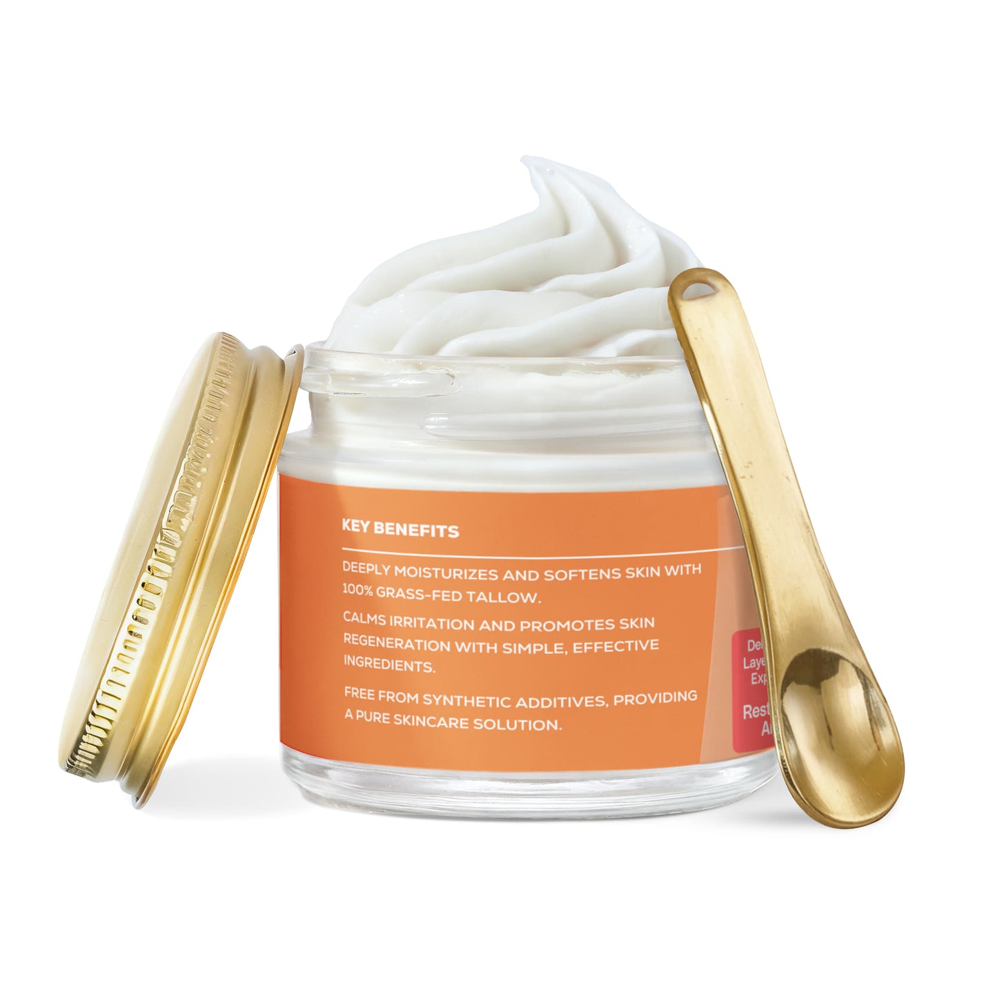 Whipped Grass-Fed Tallow Balm with Vanilla Bean