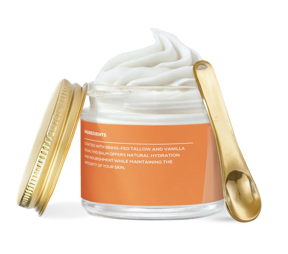 Whipped Grass-Fed Tallow Balm with Vanilla Bean BeautyBoss