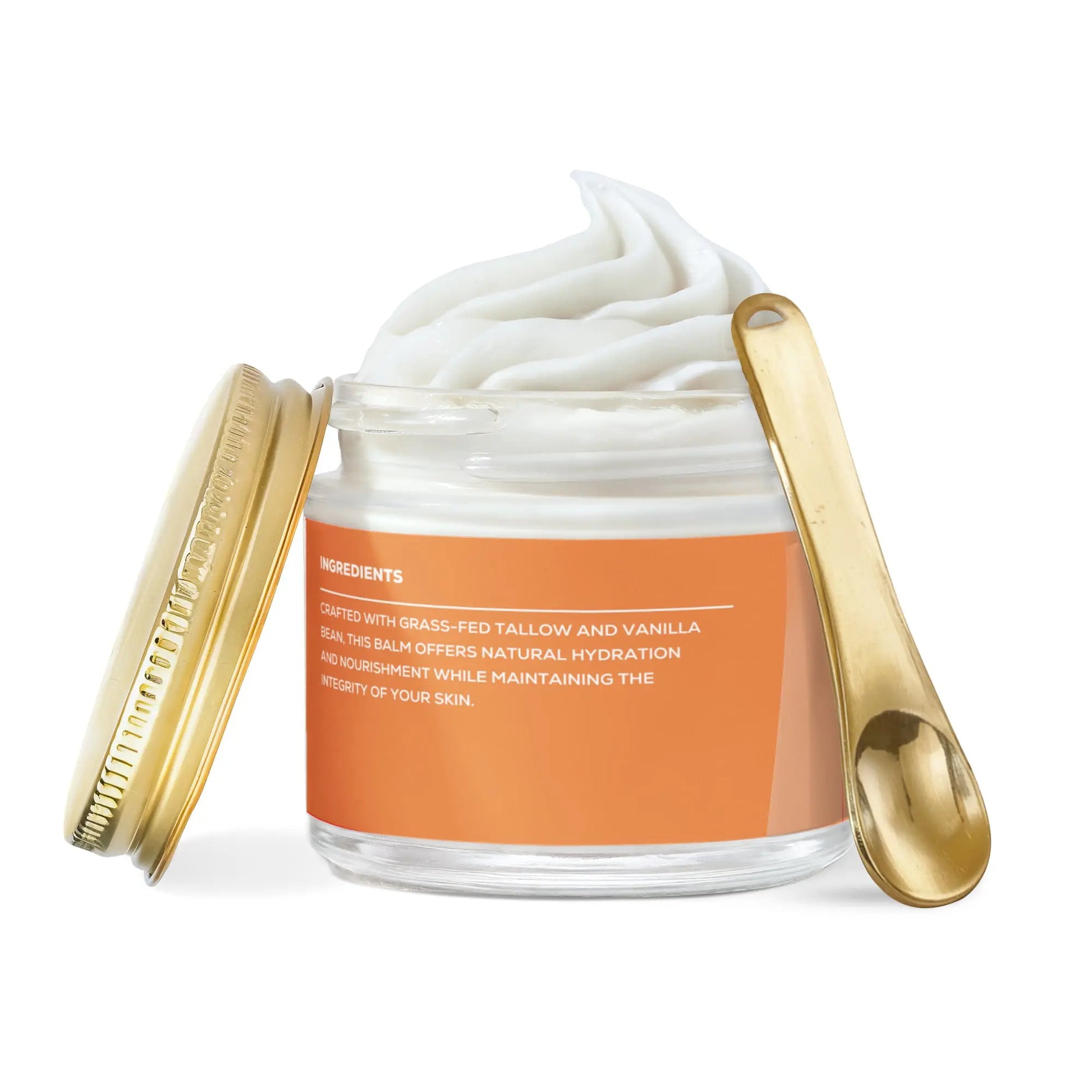 Whipped Grass-Fed Tallow Balm with Vanilla Bean BeautyBoss