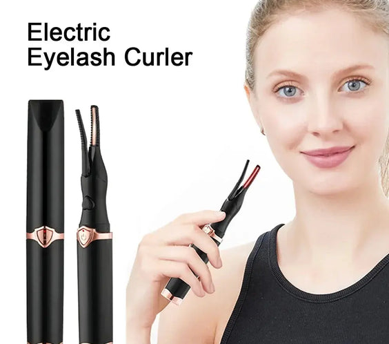2-In-1 Portable Heated Eyelash Curler, Long-Lasting Curling Comb Clip, USB Power Supply, 3-Speed Temperature Mode, Beauty Tool