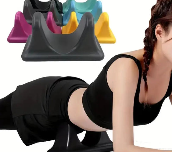 Deep Tissue Waist Muscle Relaxer Massager for Hip, Back and Psoas Training, Body Stretching with Ergonomic Design