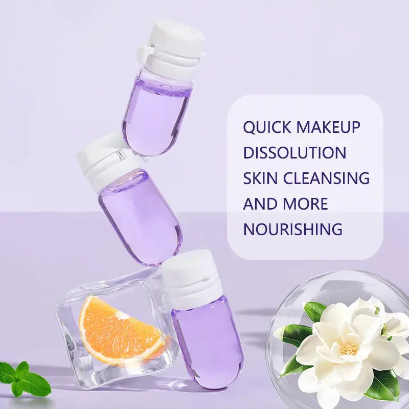 Camellia Cleansing Oil - Single-Use Packs, Deep Cleansing, Gentle Makeup Removal, Portable and Convenient